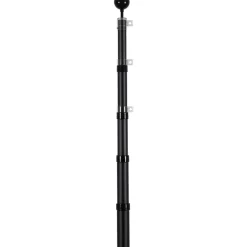 VEVOR 20FT Telescoping Flag pole Kit, Heavy Duty Aluminum Alloy in Ground Flag Poles for Outside, 3 Display Modes Flagpole with 3x5 American Flag, Professional Accessories, Black