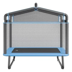 VEVOR 6FT Trampoline for Kids, 72" Indoor/Outdoor Toddlers Trampoline, Mini Baby Trampoline with Safety Enclosure Net, Gymnastics Bar, Hammock, Recreational Trampoline Birthday Gift for 3+ Years Kids