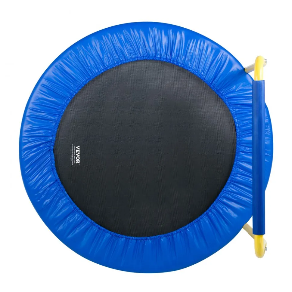 VEVOR 3FT Trampoline for Kids, 36" Trampolines Indoor/Outdoor Trampoline for Toddlers, Foldable Mini Baby Trampoline with Foam Handle, Recreational Trampoline Birthday Gift for 3+ Years Kids