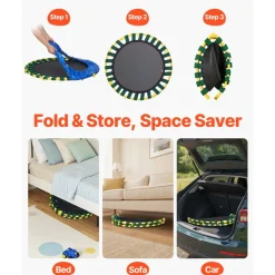 VEVOR 3FT Trampoline for Kids, 36