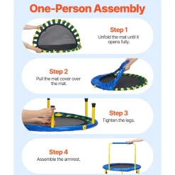VEVOR 3FT Trampoline for Kids, 36