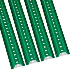 VEVOR 8FT U-Channel Sign Post, 4Pack Green Heavy Duty Steel Fixed Fence Post, Steel Fence U-Channel Sign for Garden, Courtyard, Farm or Traffic Intersection