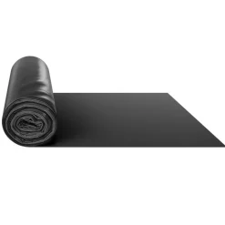 VEVOR 3FT x 50FT Plastic Sheeting Heavy Duty, 4 Mil Thick Plastic Sheeting Roll, Plastic Drop Cloth Painters Tarp, Polyethylene Covering for Crawl Space Vapor Barrier, Multi-Purpose, Black