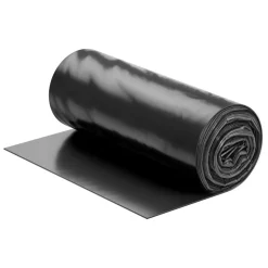 VEVOR 3FT x 50FT Plastic Sheeting Heavy Duty, 4 Mil Thick Plastic Sheeting Roll, Plastic Drop Cloth Painters Tarp, Polyethylene Covering for Crawl Space Vapor Barrier, Multi-Purpose, Black