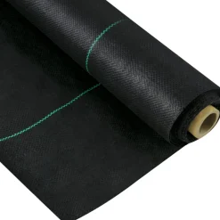 VEVOR 3FTx50FT Premium Weed Barrier Fabric Heavy Duty 5OZ, Woven Weed Control Fabric, High Permeability Good for Flower Bed, Geotextile Fabric for Underlayment, Polyethylene Ground Cover