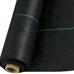 VEVOR 6.5FTx300FT Premium Weed Barrier Fabric Heavy Duty 3.2OZ, Woven Weed Control Fabric, High Permeability Good for Flower Bed, Geotextile Fabric for Underlayment, Polyethylene Ground Cover
