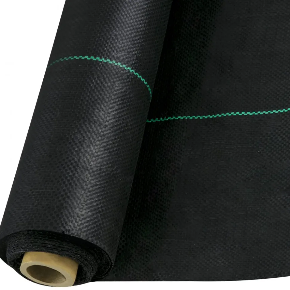 VEVOR 6.5FTx300FT Premium Weed Barrier Fabric Heavy Duty 3.2OZ, Woven Weed Control Fabric, High Permeability Good for Flower Bed, Geotextile Fabric for Underlayment, Polyethylene Ground Cover