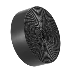 VEVOR 16 ft x 1.5 in Hook and Loop Tape, Hook Loop Heavy Duty Strips Rolls, Strong Nylon Self Adhesive Strips Roll, Sticky Back Fastener Tape Roll Ideal for Home Office School and Crafting, Black