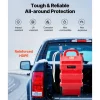 VEVOR Fuel Caddy, 16 Gallon, Portable Fuel Tank with 12V DC 2.5 GPM Electric Fuel Transfer Pump, 4 ft Delivery Hose & Auto-Stop Sensor Nozzle, Tank Adapters, Suitable for Diesel & Gasoline, Red