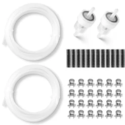 VEVOR Fuel Pipe Hose Line Kit, 196.9″ Diesel Heater Fuel Line Kit, Replaceable Parking Heater Fuels Lines Kits with Lines Filters Clips & Hoses, Tank Diesel Heater Accessories for 2KW 5KW 8KW Heaters