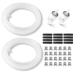VEVOR Fuel Pipe Hose Line Kit, 196.9″ Diesel Heater Fuel Line Kit, Replaceable Parking Heater Fuels Lines Kits with Lines Filters Clips & Hoses, Tank Diesel Heater Accessories for 2KW 5KW 8KW Heaters