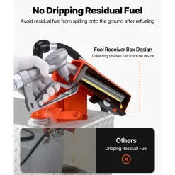 VEVOR Fuel Transfer Pump, 12V DC 20 GPM 1/4 HP Diesel Pump, Extractor Pumps with Manual Nozzle, Discharge Hose and Suction Pipe, for Gasoline, Diesel, Kerosene, Ethanol-Methanol Blends & Biodiesel
