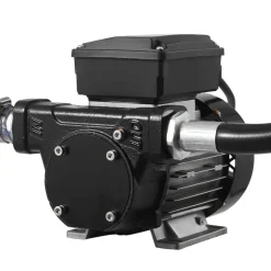 VEVOR Fuel Transfer Pump 110V, 16 GPM 60 L/min, AC Electric Oil Transfer Pump for Diesel Kerosene Biodiesel, with Auto Fuel Nozzle & 2 Hoses, 45 ft/13.7 m Max Lift, for Vehicles, Construction Sites
