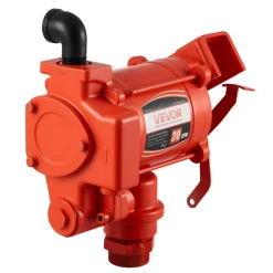 VEVOR Fuel Transfer Pump 110V, 20 GPM 76 L/min, AC Electric Oil Transfer Pump, with Auto Shut-Off Fuel Nozzle & Discharge Hose, High Flow Kit for Gasoline, Diesel, Kerosene, Biodiesel, Ethanol Blends