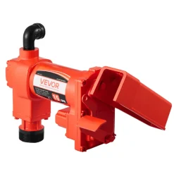VEVOR Fuel Transfer Pump 110V, 15 GPM 57 L/min, AC Electric Oil Transfer Pump, 8 ft/2.4 m Max Suction Lift, 37 ft/11.28 m Max Lift, Overheat Protection, for Gasoline Diesel Kerosene Biodiesel Ethanol