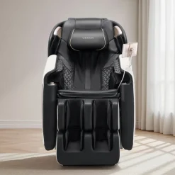VEVOR Full Body Massage Chair, 3D Zero Gravity Recliner with SL Track, 18 Auto Modes, Heat, Foot Rollers, Armrest Control, LCD Display, 36 Airbags, Retractable Footrest