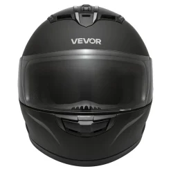 VEVOR Full Face Motorcycle Helmets, Adult Motocross Dirt Bike Helmet with Clear Visor, Lightweight Comfortable Motorcycle Street Bike Helmet for Men and Women - DOT Approved (XXL Size)