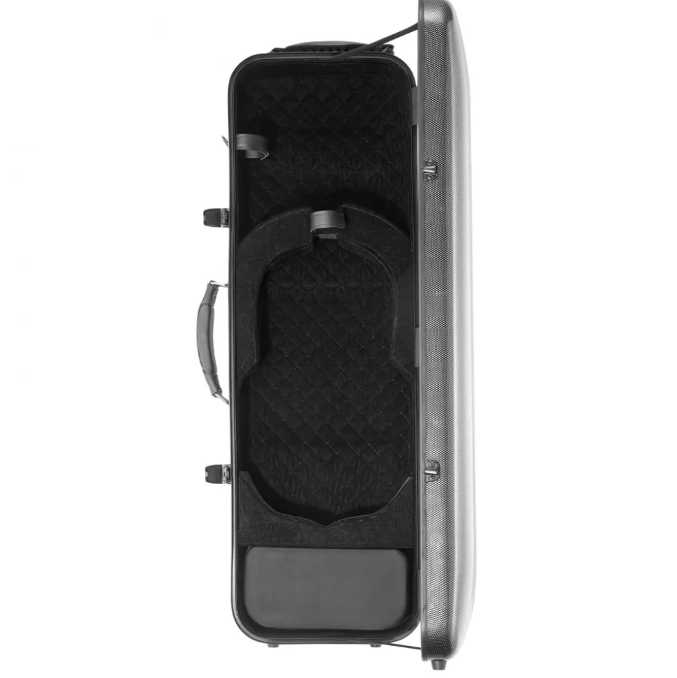 VEVOR 4/4 Full Size Violin Case, Built-in Hygrometer, Lightweight Portable Travel Carrying Bag, with Plush Lining, Shoulder Straps, Anti-Scratch, Professional Oblong Shape, for Violin, Black