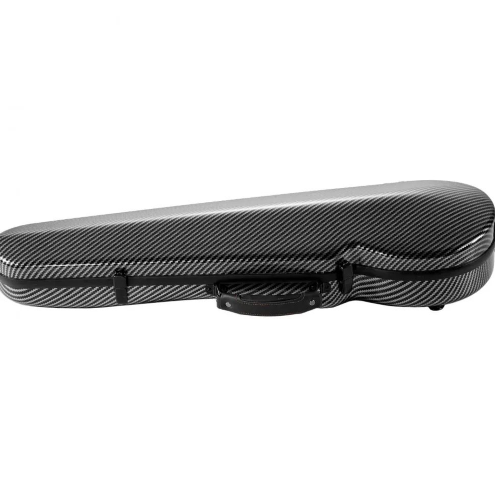 VEVOR 4/4 Full Size Violin Case, Built-in Hygrometer, Lightweight Portable Travel Carrying Bag, with Plush Lining, Dual Shoulder Straps, Anti-Scratch, Professional Triangular Shape, for Violin, Black
