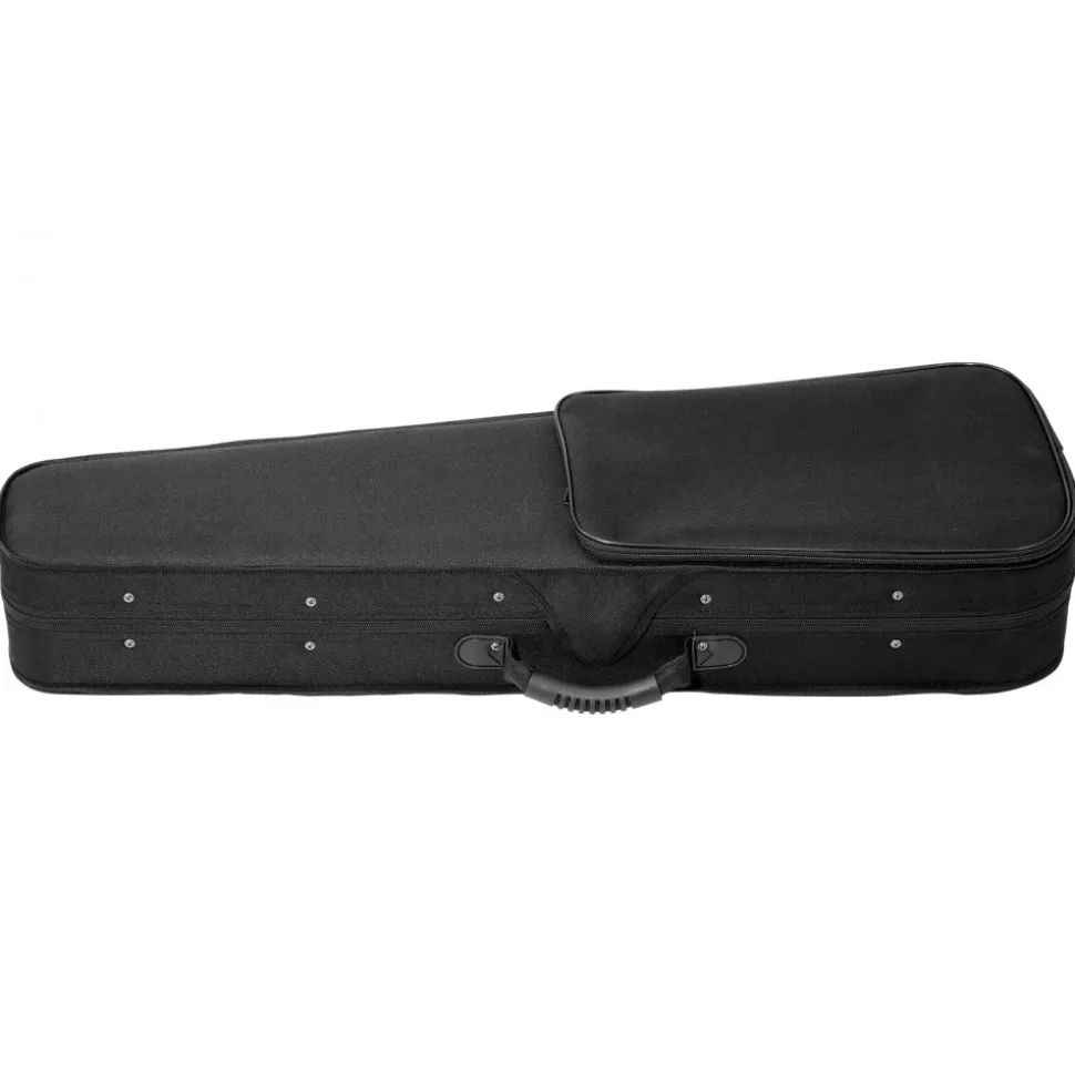 VEVOR 4/4 Full Size Violin Case, Nylon Waterproof, Lightweight Portable Travel Carrying Bag, with Plush Lining, Dual Shoulder Straps, Anti-Scratch, Professional Triangular Shape, for Violin, Black