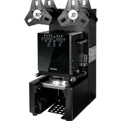 VEVOR Fully Automatic Cup Sealing Machine, 500-650 Cups/H, Cup Sealer Machine for 190 mm Tall & 90/95 mm Cup, Electric Tea Sealer with Digital Control LCD Panel for Bubble Milk Tea Coffee, Black