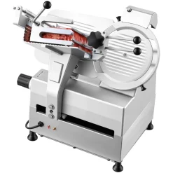 VEVOR Fully Automatic Meat Slicer, 180W + 370W Commercial Food-Slicer with 10