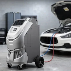 VEVOR Fully Automatic Refrigerant Recovery Machine for R134a & 1234fy, ≥98.5% Accuracy, 10-Inch Touch Screen, AC Recovery, Vacuum, and Recharging for Standard and High Voltage Automotive A/C Systems