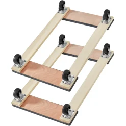 VEVOR Furniture Dolly, 1000 lbs Each Load Capacity, 2 Packs, 18