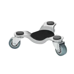 VEVOR Furniture Dolly, 440 lbs Load Capacity, 3 Wheel Steel 6.3" Tri-dolly Heavy Duty Mover with Triangle Swivel Caster, Carbon Steel Panel, Furniture Lift Mover Tool Set for Appliances, Sofa, Fridge