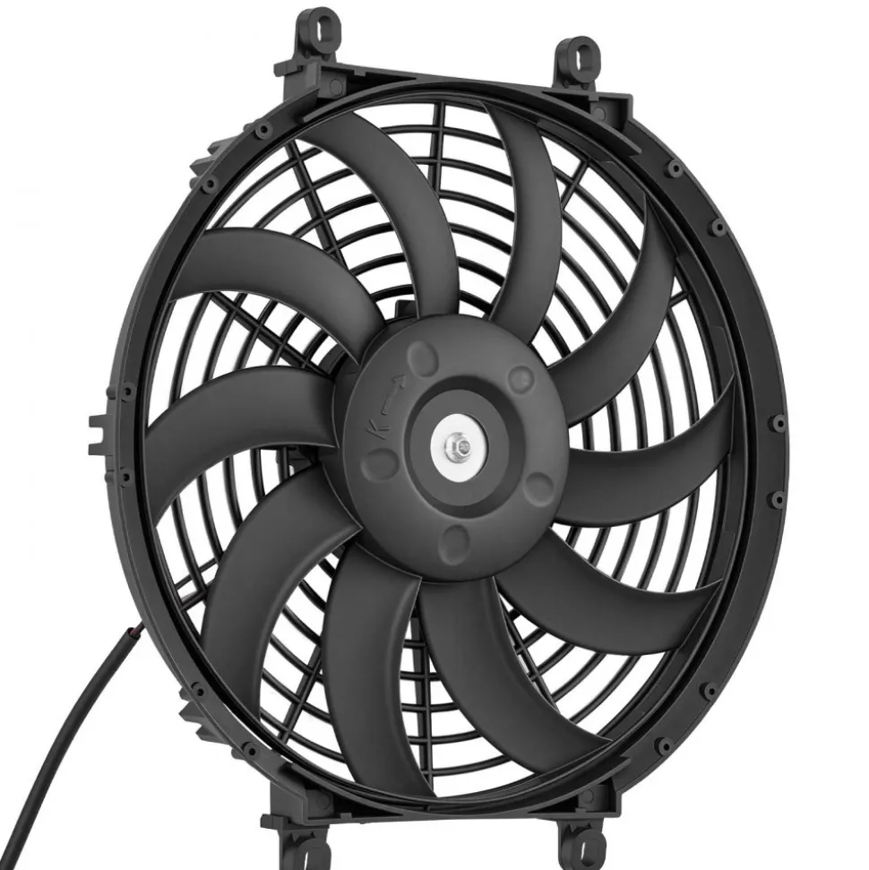 VEVOR Gable Mount Fan, 12 inch Solar-Powered Attic Vent Exhaust Fan Black, 1300 CFM Cooling & Ventilation for Roof, Greenhouse, Garage, Shop, with Thermostat & Mounting Brackets, Lightweight PP
