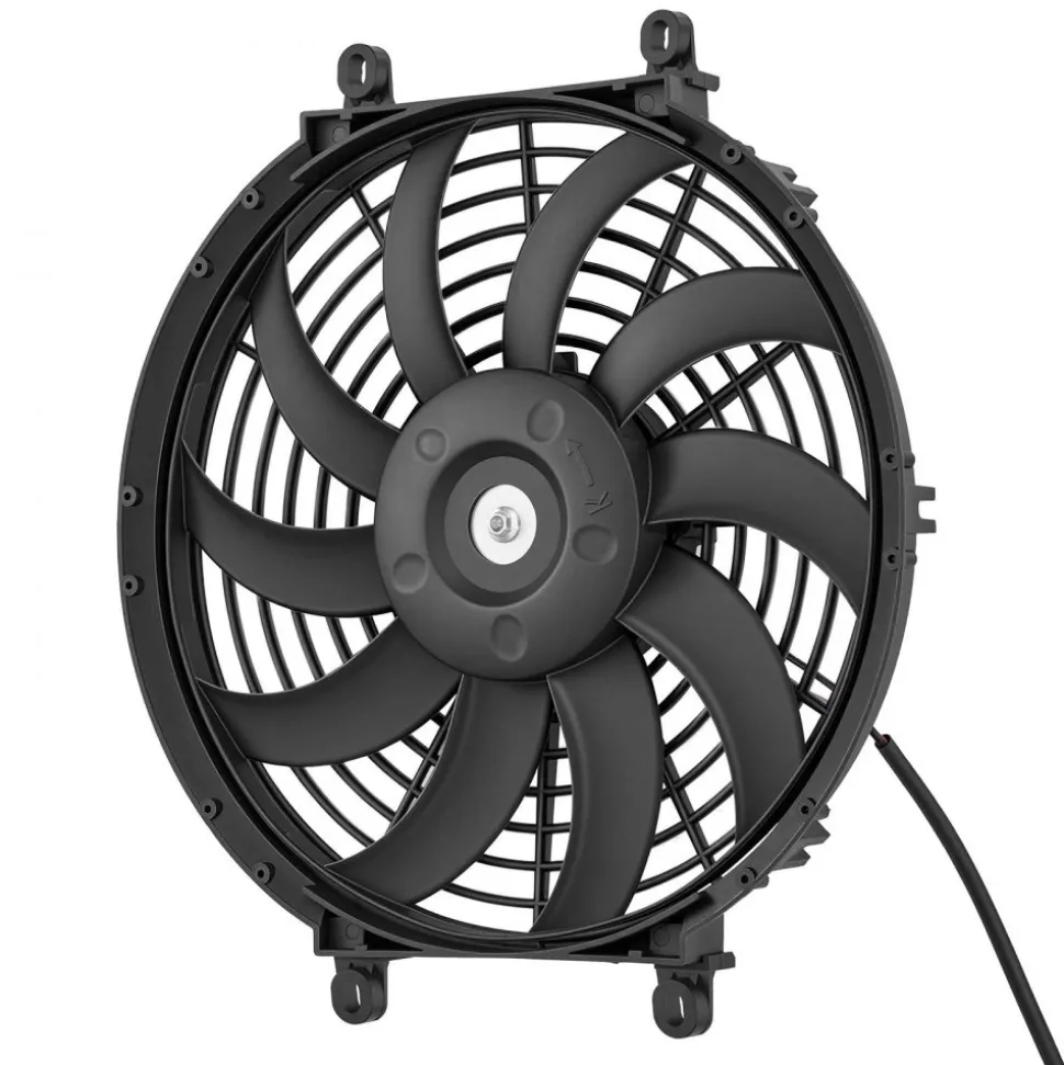 VEVOR Gable Mount Fan, 12 inch Solar-Powered Attic Vent Exhaust Fan Black, 1300 CFM Cooling & Ventilation for Roof, Greenhouse, Garage, Shop, with Thermostat & Mounting Brackets, Lightweight PP