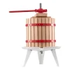 VEVOR 3.2 Gal/12L Fruit Wine Press, Solid Wood Basket with 8 Blocks, Heavy Duty Manual Juice Maker, Cider Apple Grape Tincture Honey Olive Oil Making Press with Handle for Kitchen, Home