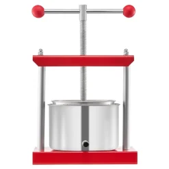 VEVOR 0.8 Gal/3L Fruit Wine Press, 2 Stainless Steel Barrels, Manual Juice Maker, Cider Apple Grape Tincture Honey Olive Oil Making Press with T-Handle for Outdoor Kitchen Home