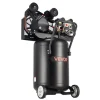 VEVOR 20-Gallon Air Compressor, 2HP 6.5SCFM at 90PSI, Max 135PSI Pressure Oil-Lubricated Air Compressor Tank, Portable on Wheels for Auto Repair, Tire Inflation, Spray Painting, Woodwork Nailing, 120V