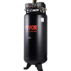 VEVOR 4.8 Gallon Air Compressor, 1.2HP 2.2 CFM@90PSI Oil Free Air Compressor Tank & Max. 116PSI Pressure, 70 dB Ultra Quiet Compressor for Auto Repair, Tire Inflation, Spray Painting, Woodwork Nailing