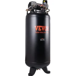 VEVOR 4.8 Gallon Air Compressor, 1.2HP 2.2 CFM@90PSI Oil Free Air Compressor Tank & Max. 116PSI Pressure, 70 dB Ultra Quiet Compressor for Auto Repair, Tire Inflation, Spray Painting, Woodwork Nailing