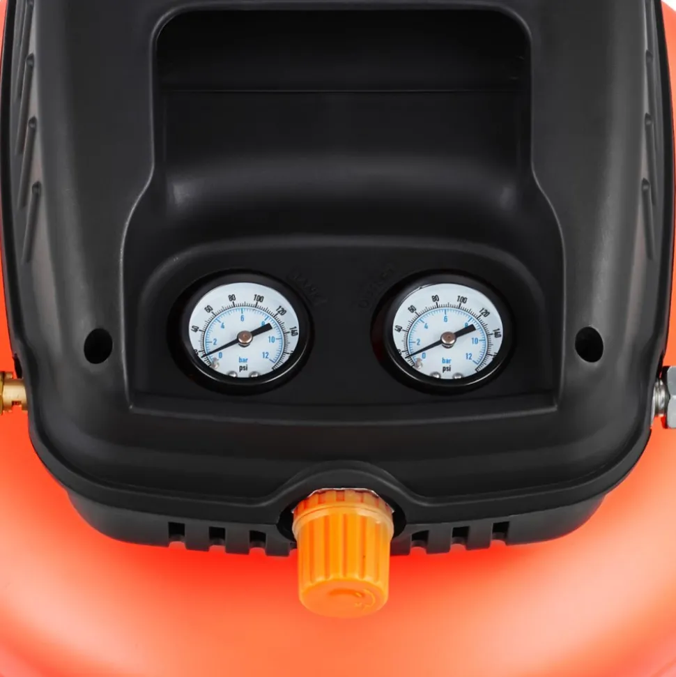 VEVOR 3 Gallon Air Compressor, 1/3HP 0.54CFM @ 90PSI Portable Pancake Air Compressor & 100PSI Max Working Pressure, Oil-Free Compressor Tank for Tire Inflation, Spray Painting, Woodwork Nailing, 120V