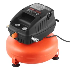VEVOR 3 Gallon Air Compressor, 1/3HP 0.54CFM @ 90PSI Portable Pancake Air Compressor & 100PSI Max Working Pressure, Oil-Free Compressor Tank for Tire Inflation, Spray Painting, Woodwork Nailing, 120V