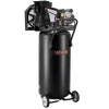 VEVOR 30-Gallon Air Compressor, 2HP 5.3SCFM at 90PSI, Max 125PSI Pressure Oil-Lubricated Air Compressor Tank, Portable on Wheels for Auto Repair, Tire Inflation, Spray Painting, Woodwork Nailing, 120V