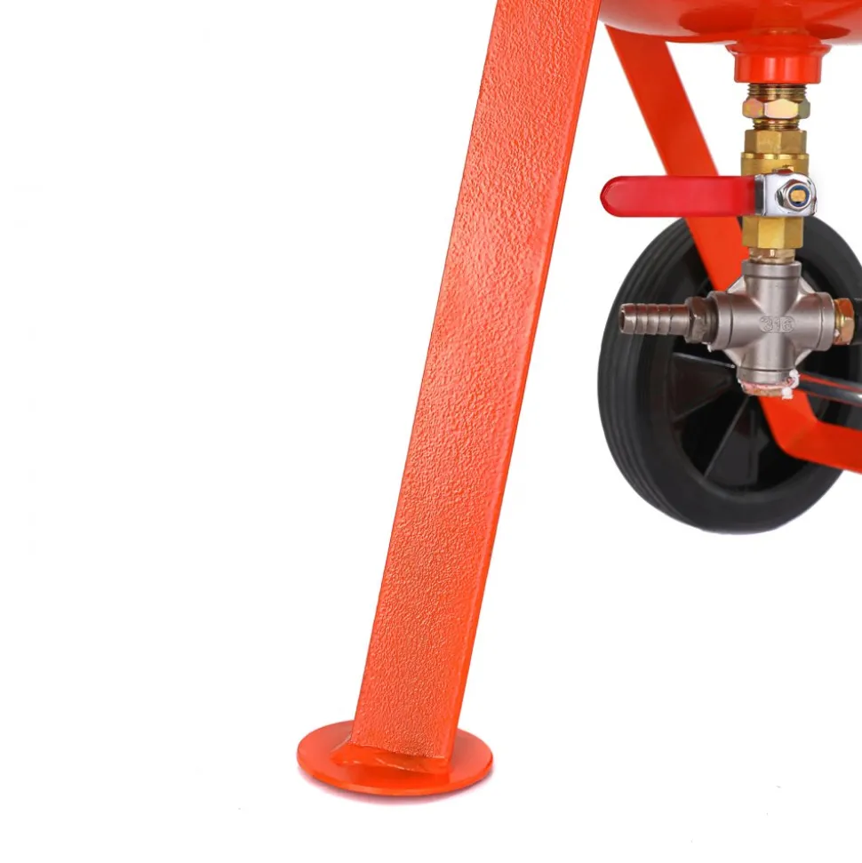 VEVOR 10 Gallon Heavy-Duty Sand Blaster, 60-110 PSI High Pressure Sandblaster, Portable Abrasive Blasting Tank, Air Sand Blasting Kit with 2 Ceramic Nozzles & 7.5ft Hose for Stain, Rust, Paint Removal