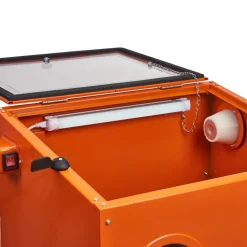 VEVOR 25 Gallon Sandblasting Cabinet, 40-120PSI Portable Benchtop Sand Blasting Cabinet, Heavy Duty Steel Sand Blaster with Blasting Gun & 4 Ceramic Nozzles for Paint, Stain, Rust Removal