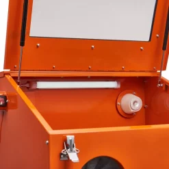 VEVOR 40 Gallon Sandblasting Cabinet, 40-120PSI Portable Benchtop Sand Blasting Cabinet, Heavy Duty Steel Sand Blaster with Blasting Gun & 4 Ceramic Nozzles for Paint, Stain, Rust Removal