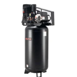 VEVOR 60 Gallons Heavy-Duty Air Compressor, 5HP 12 SCFM at 90PSI Air Compressors Max 145PSI Pressure, Oil-Lubricated Compressor Tank for Industrial Manufacturing, Large Workshops (230V 60Hz, No-Plug)