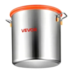 VEVOR 9 Gallon Vacuum Chamber, Stainless Steel, Vacuum Degassing Chamber with Tempered Glass Lid, Hose, Air Filter, for Resin Casting, Stabilizing Wood, Degassing Silicone, Epoxies, Essential Oils