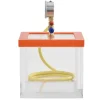 VEVOR 2 Gallon Vacuum Chamber, Upgraded Multipurpose Acrylic Vacuum Degassing Chamber, Transparent Vacuum Chamber, for Resin Degassing, Silica Gel Degassing, Gypsum Degassing and Vacuum Extraction
