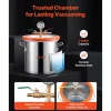 VEVOR 3 Gallon Vacuum Chamber with Pump, 3.5 CFM, Single Stage Vacuum Pump, Stainless Steel Degassing Chamber Kit with Tempered Glass Lid, 5 ft Hose, for Stabilizing Wood Degassing Silicone Resin
