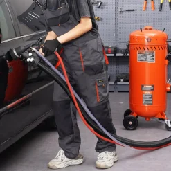 VEVOR 28 Gallon Vacuum Sand Blaster, Dustless Sandblaster with Built-in 1200W Vacuum System for Dust Control and Abrasive Recycle, 60-110 PSI Heavy Duty Abrasive Blasting Machine