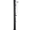 VEVOR 10.6 Gal Solar Heated Shower, 6.7ft Showerhead Height Outdoor Shower, with Handheld & Foot Faucet, Hot & Cold Water Adjustment, Freestanding for Backyard Poolside Beach Pool, Black