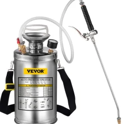 VEVOR 1.5Gal Stainless Steel Sprayer, Set with 16