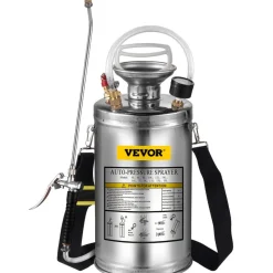 VEVOR 1.5Gal Stainless Steel Sprayer, Set with 16